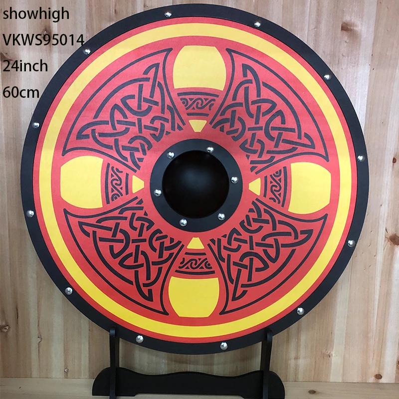wooden viking shield VKWS95014