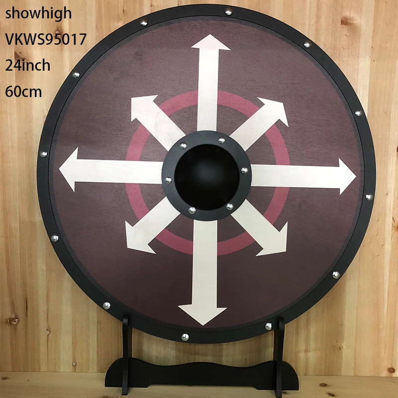 wooden viking shield VKWS95017