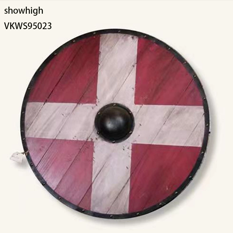 wooden viking ragnar shield VKWS95035