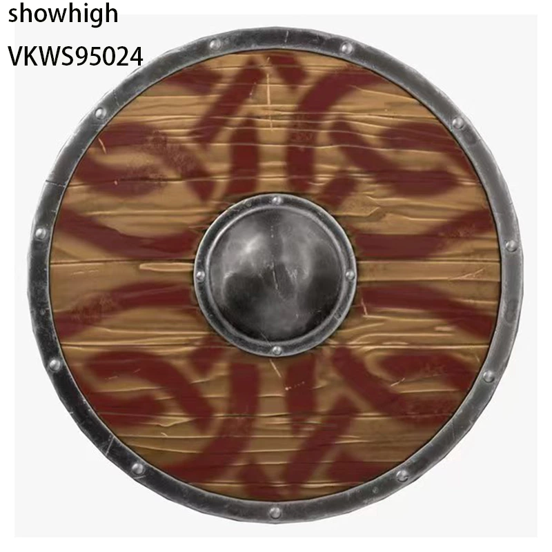 wooden viking shield 95024