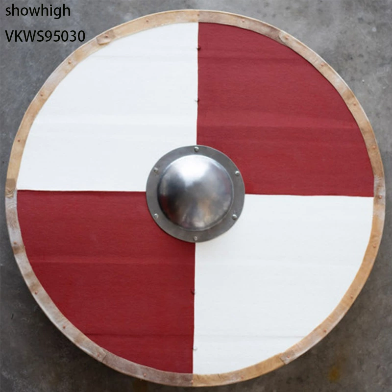 wooden viking ragnar shield VKWS95035