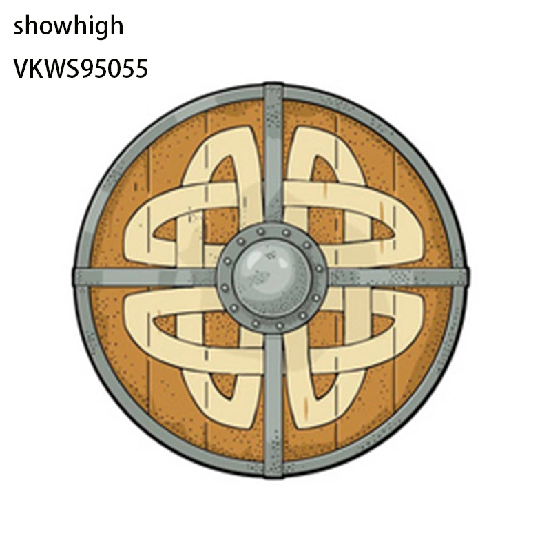 wooden viking shield 95055