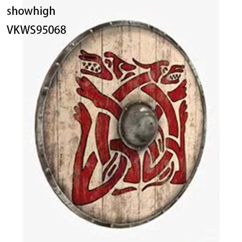 wooden viking shield VKWS95068
