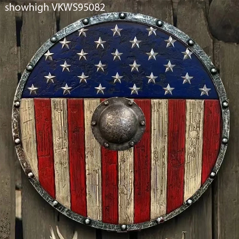 wooden viking shield VKWS95082