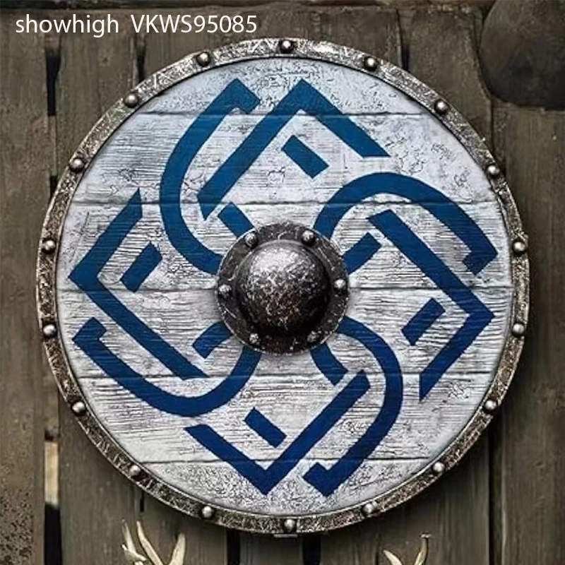 wooden viking shield VKWS95085
