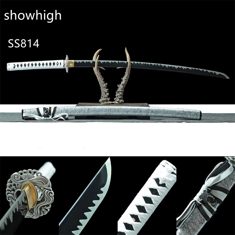 handmade carbon steel katana swords ss814