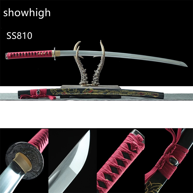 hand forged high carbon steel samurai katana  sword ss810