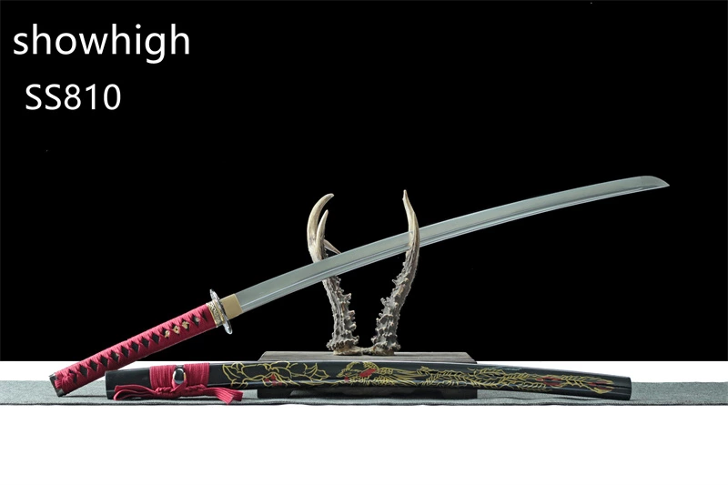 hand forged high carbon steel samurai katana  sword ss810