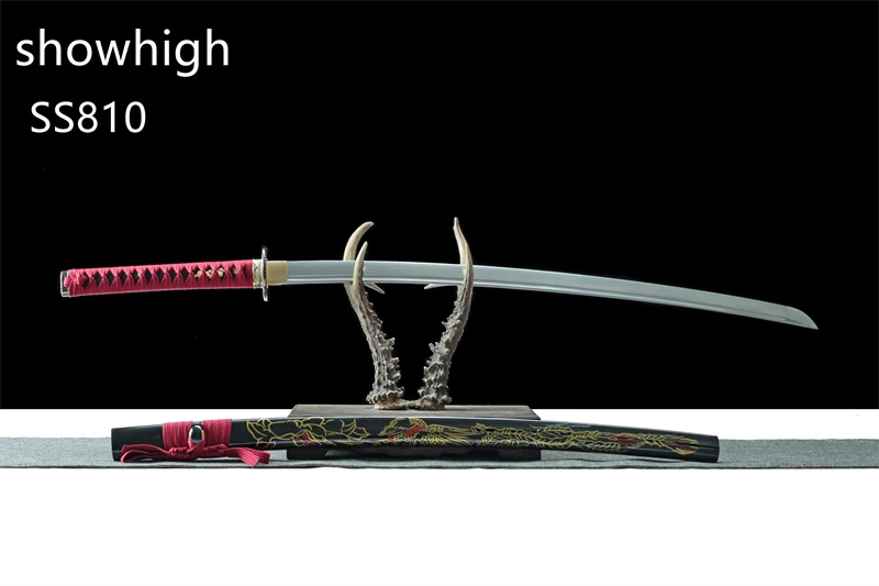 hand forged high carbon steel samurai katana  sword ss810