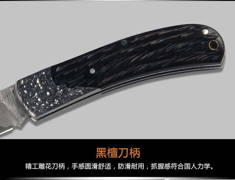 damascus folding knife C04