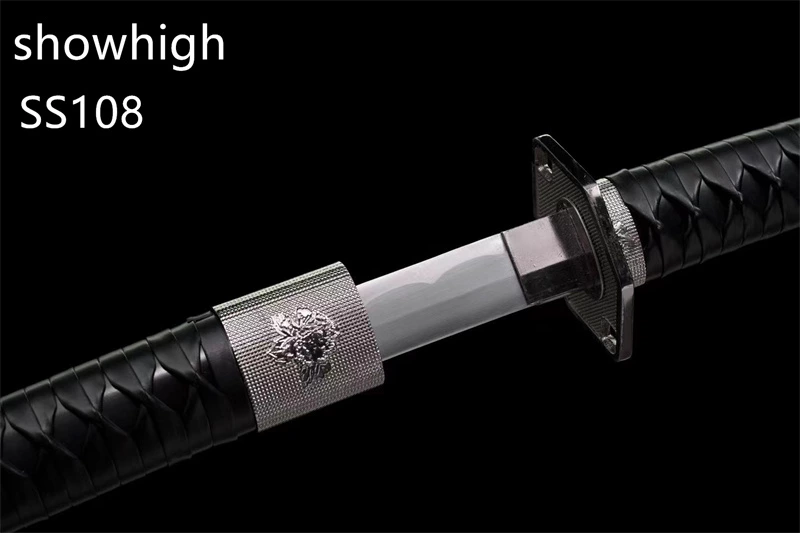 handmade high carbon steel twin katana wakizashi sword ss108