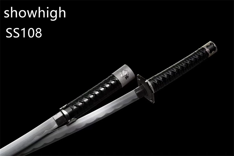 handmade high carbon steel twin katana wakizashi sword ss108