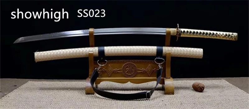 Handmade T10 real hamon goldfish katana sword SS023