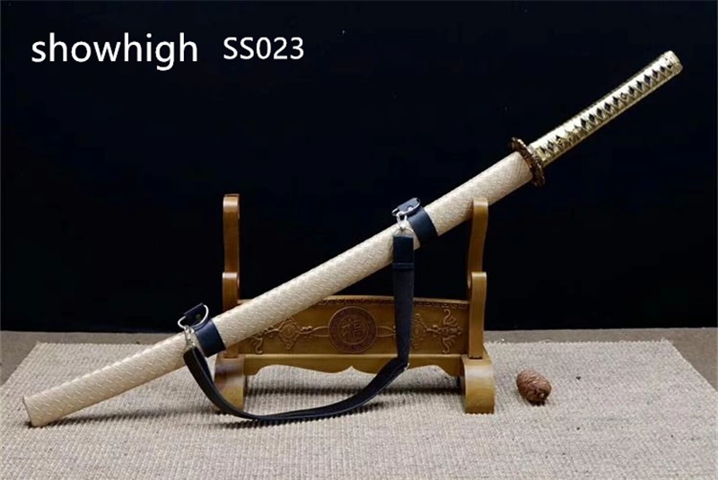 Handmade T10 real hamon goldfish katana sword SS023