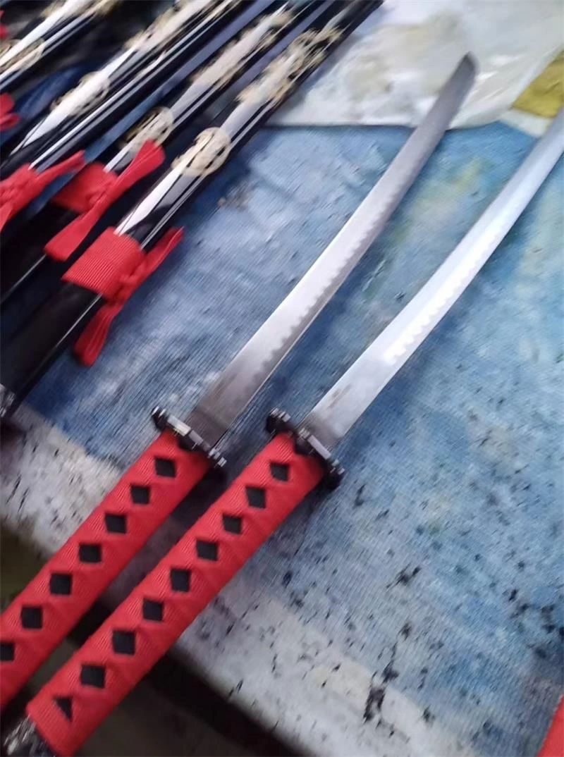 handmade or decorative katana wakizash set