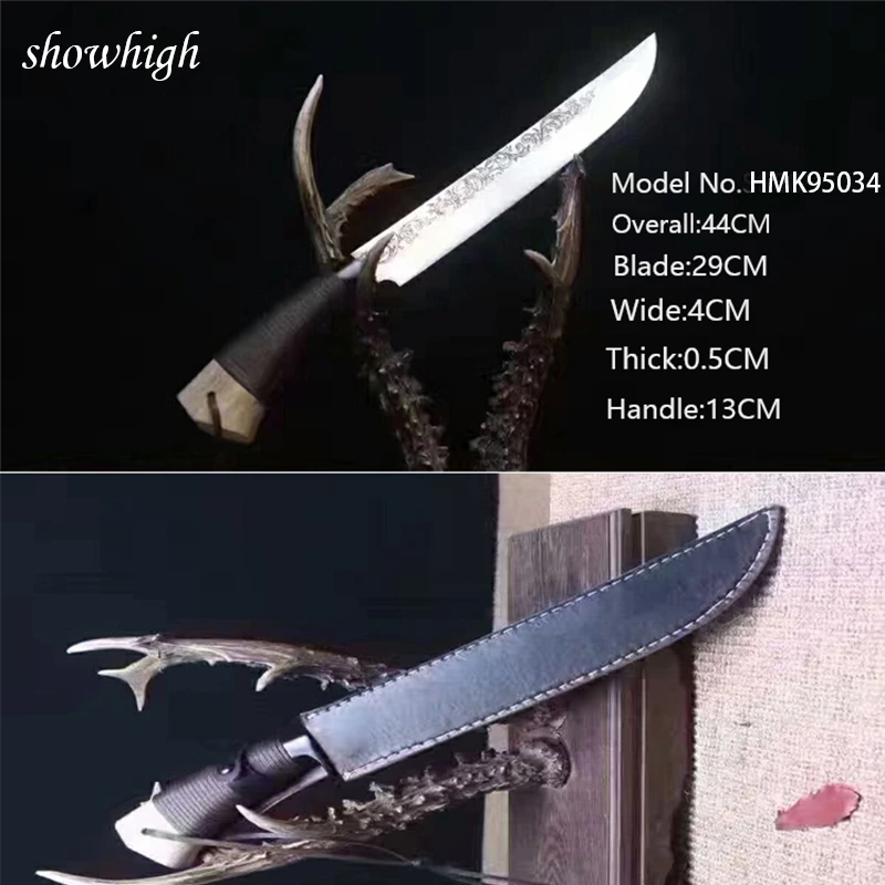 Handmade high carbon hunting knife HMK95034