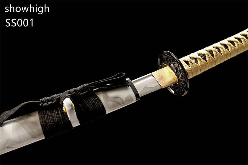 handmade carbon steel battle ready katana sword SS001