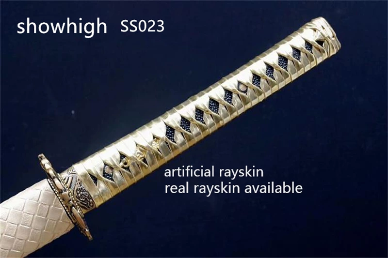 Handmade T10 real hamon goldfish katana sword SS023