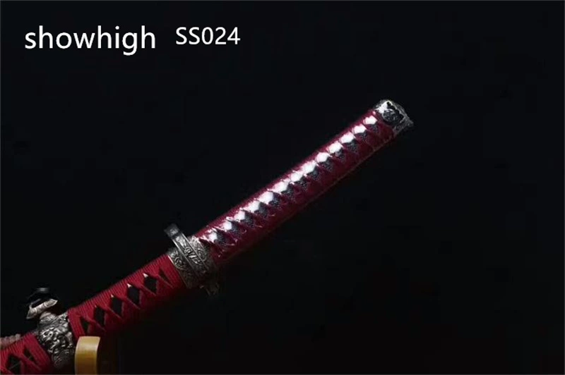 Handmade T10  clay tempered real hamon katana Swords  SS024