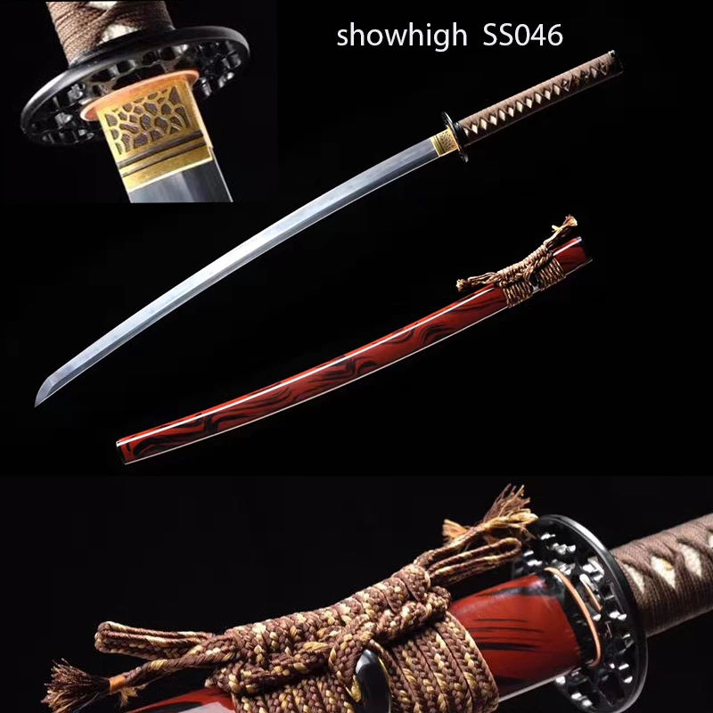 Handmade carbon steel katana sword SS046