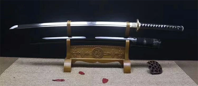 handmade T10 real hamon katana sword SS098