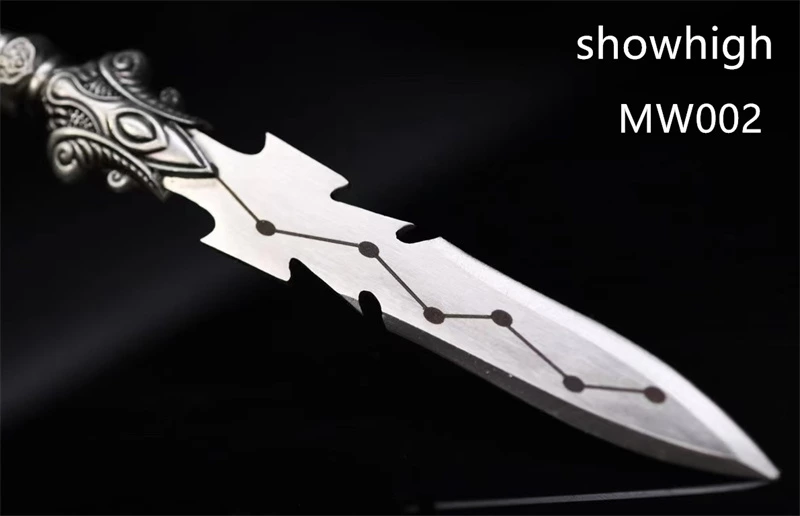 mini weapon letter opener  stainless steel  7 holes spear MW002