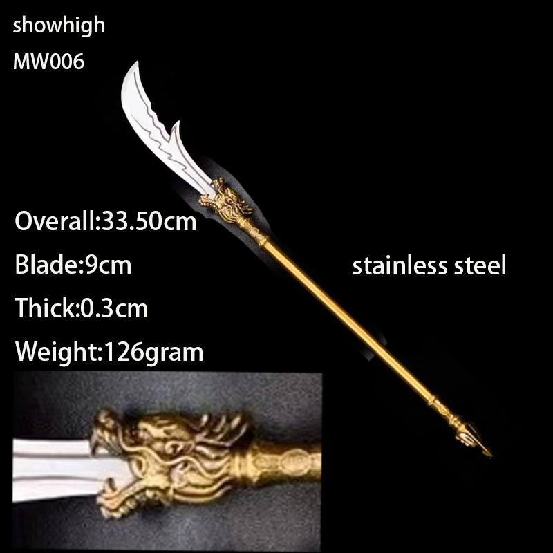 mini weapon letter opener  stainless steel broadsword MW006