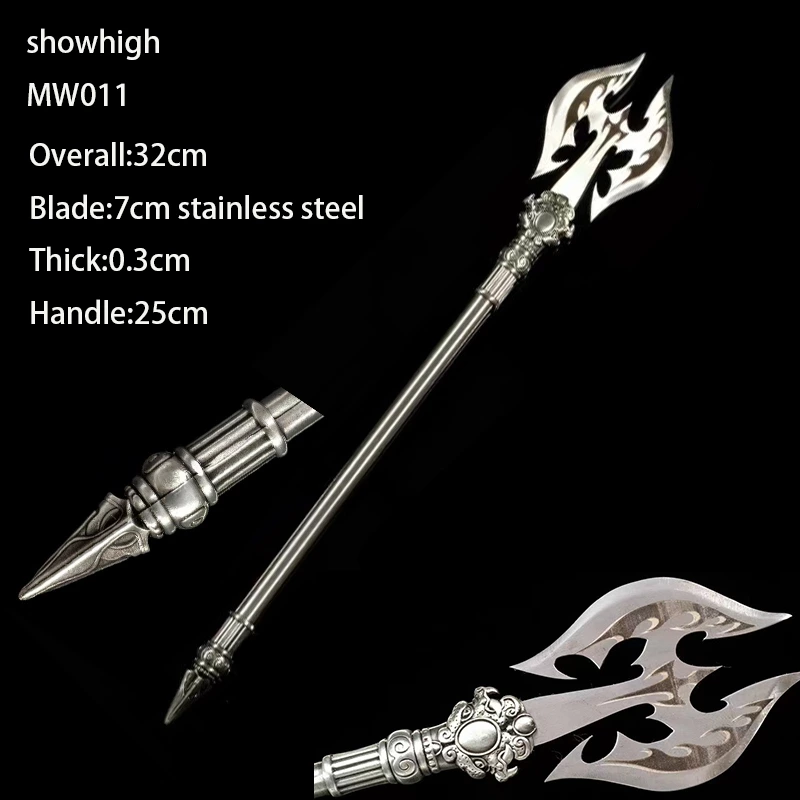 mini weapon letter opener stainless steel double axe MW011