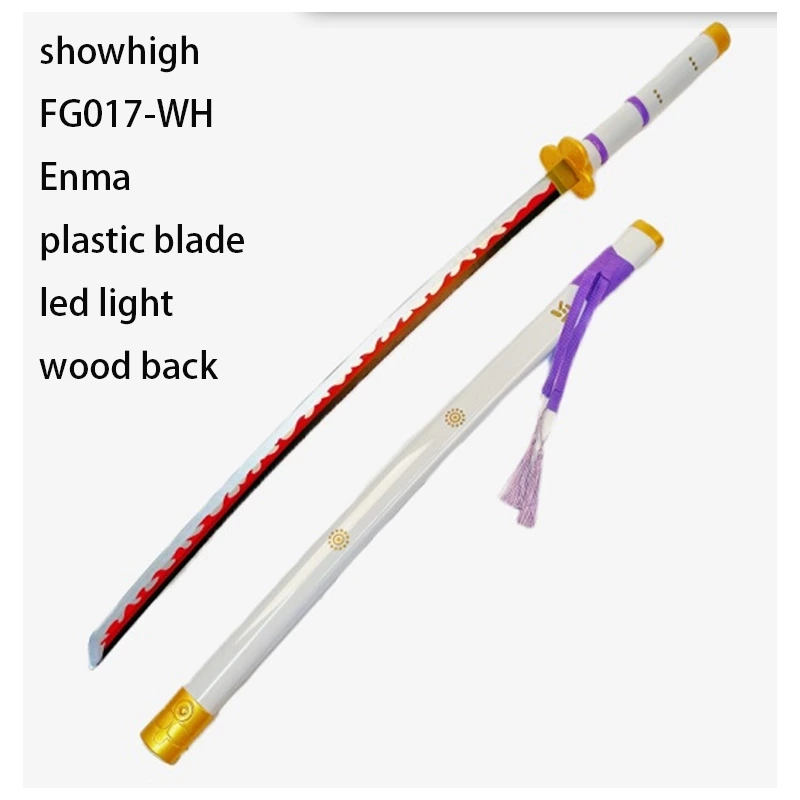 demon slayer shinazugawa genya toy plastic sword LED FG008