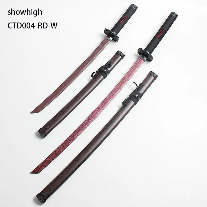 red bamboo katana sword CTD004