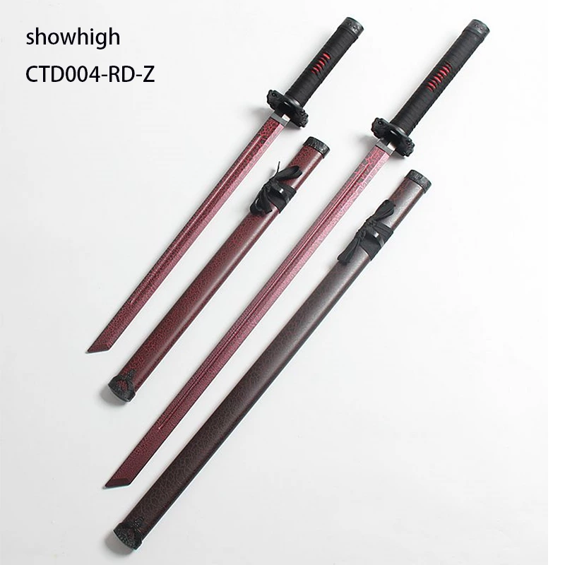 red bamboo katana sword CTD004