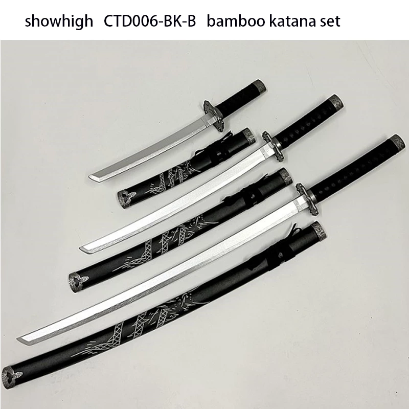 bamboo dragon katana set CTD006