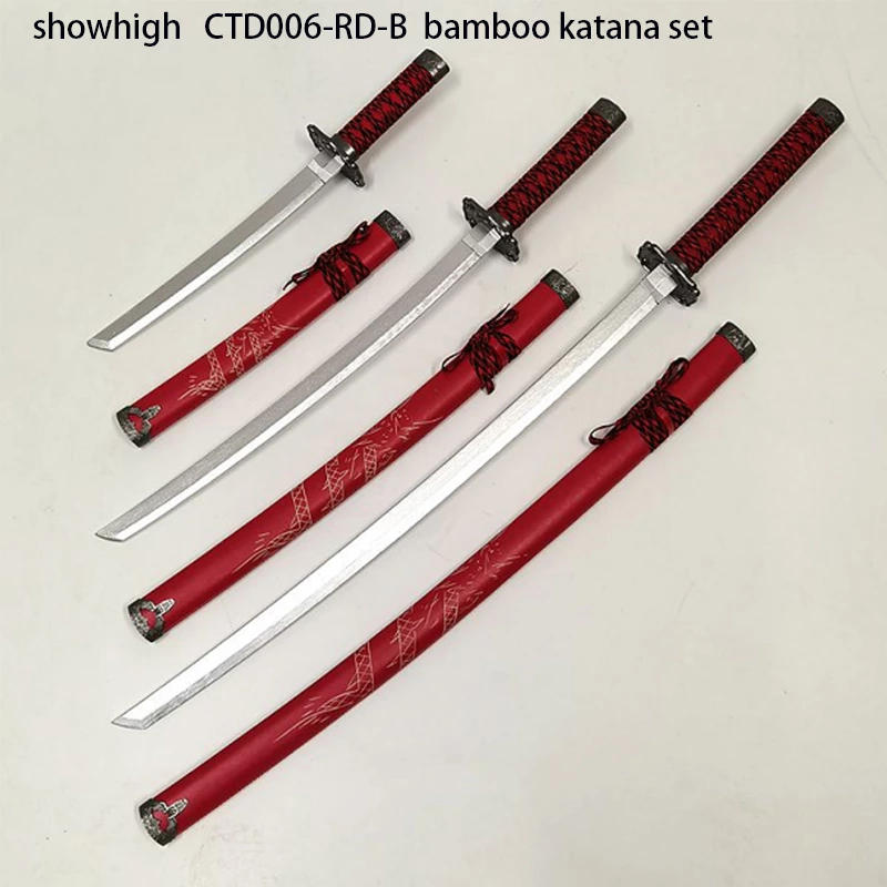 bamboo dragon katana set CTD006